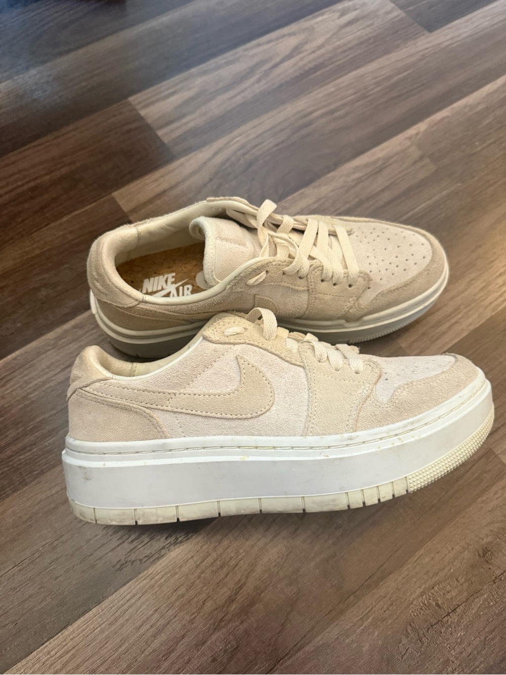 Nike Jordan Elevate 1 Platforms- Coconut Milk